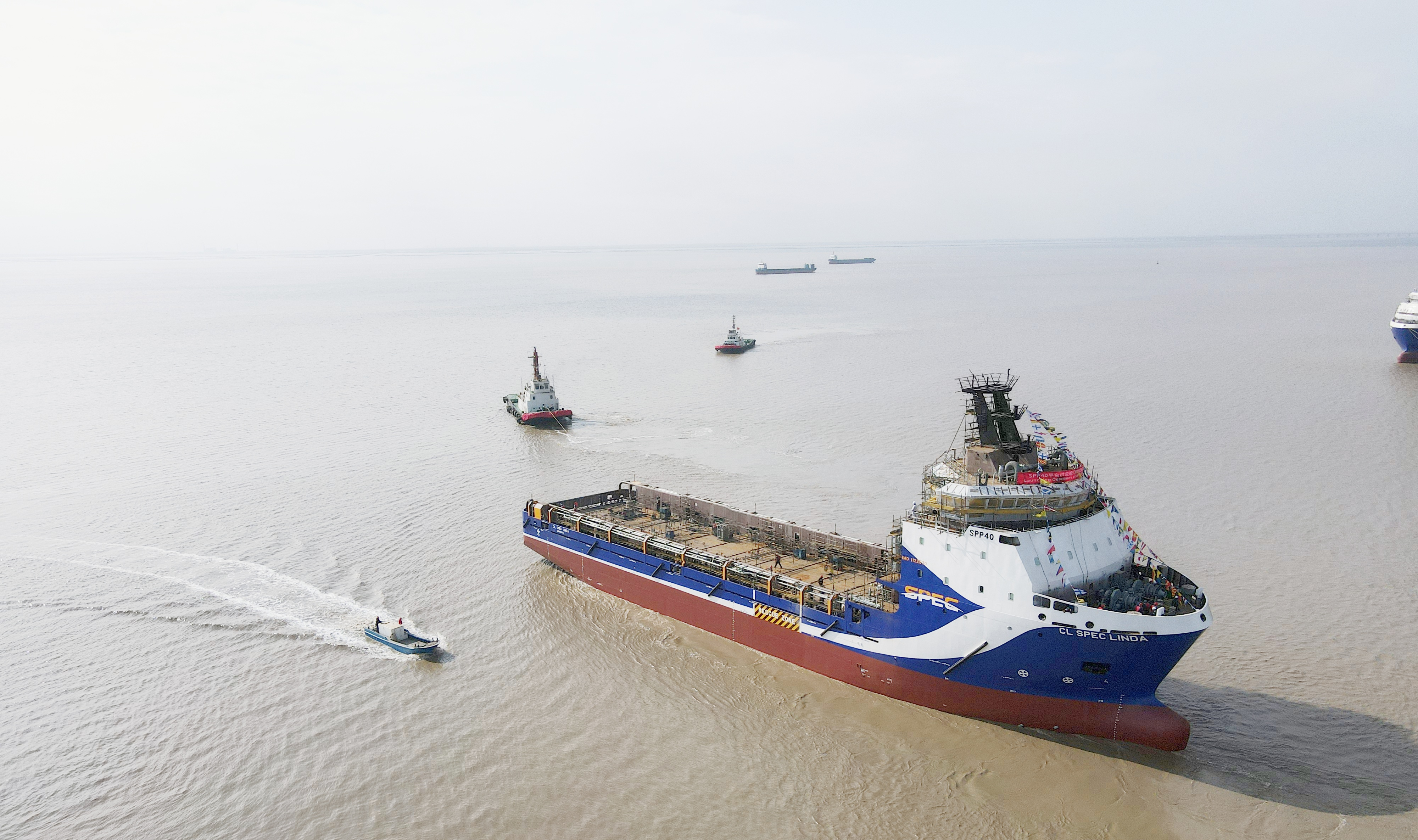 勇奪新年“開門紅”三箭齊發!——子公司潤邦海洋SPP40平臺供應船多節點同步突破(圖3) 勇奪新年“開門紅”三箭齊發!——子公司潤邦海洋SPP40平臺供應船多節點同步突破(圖3)